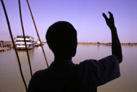 Mali - Port of Timbuktu (Korioume Harbor) - The Général Soumaré (from The Timbuktu)