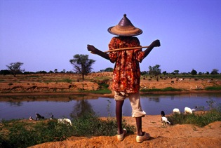 Mali - Shepherd of the area of Merkala