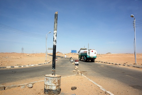 Egypt - Road from Abu Simbel to Aswan