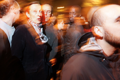 Celebration of François Hollande victory