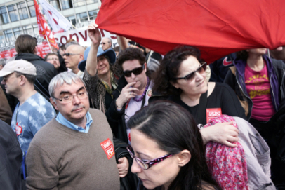 Labor day demonstration - From Denfert-Rochereau to Bastille - Paris