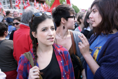 Labor day demonstration - From Denfert-Rochereau to Bastille - Paris