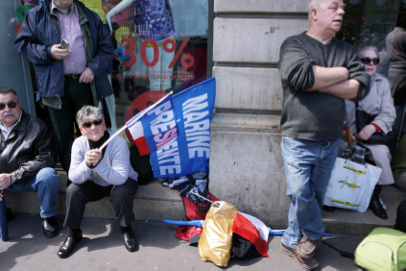 National Front rally - Place de l'Opéra - Paris