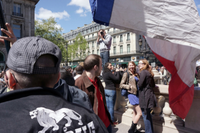 National Front rally - Place de l'Opéra - Paris