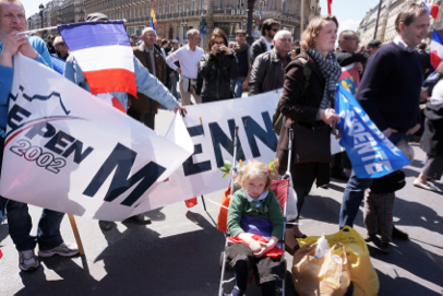 National Front rally - Place de l'Opéra - Paris