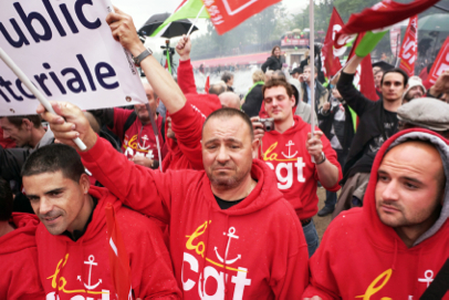Left Front rally - Place de Stalingrad - Paris