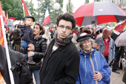 Left Front rally - Place de Stalingrad - Paris