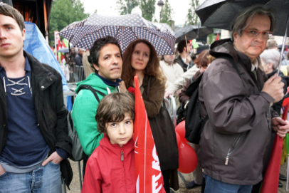 Left Front rally - Place de Stalingrad - Paris