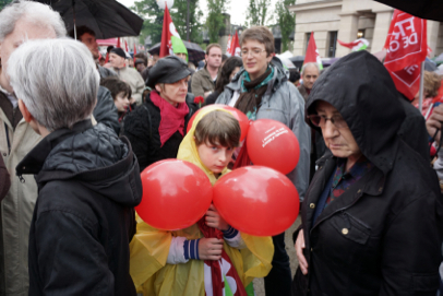 Left Front rally - Place de Stalingrad - Paris