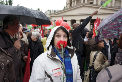 Left Front rally - Place de Stalingrad - Paris