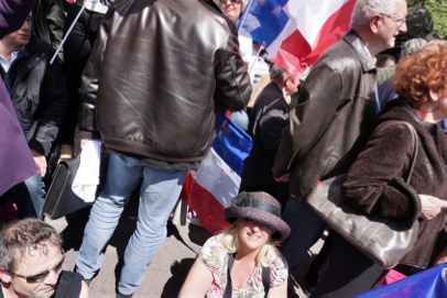 Conservative UMP party rally - Place du Trocadéro - Paris