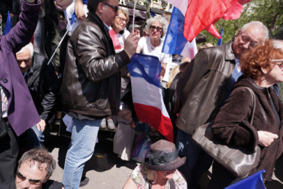 Conservative UMP party rally - Place du Trocadéro - Paris