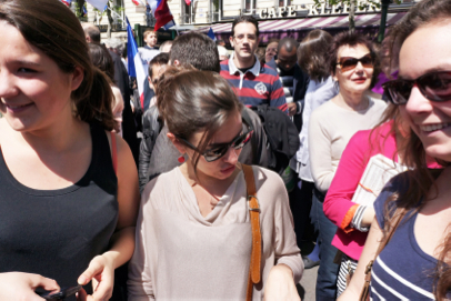 Conservative UMP party rally - Place du Trocadéro - Paris