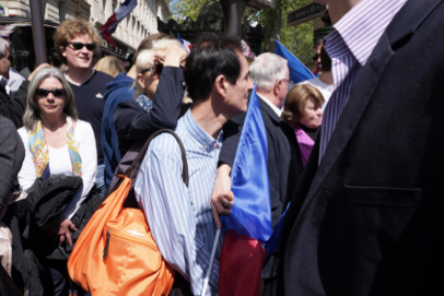 Conservative UMP party rally - Place du Trocadéro - Paris