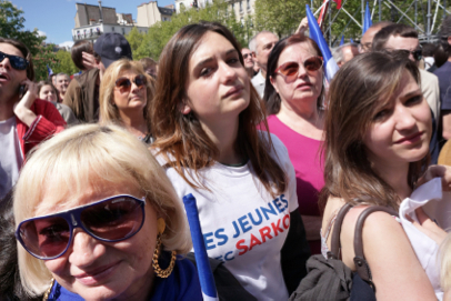 Conservative UMP party rally - Place du Trocadéro - Paris
