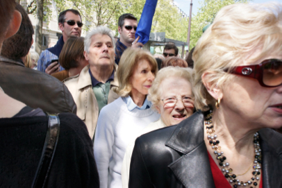 Conservative UMP party rally - Place du Trocadéro - Paris