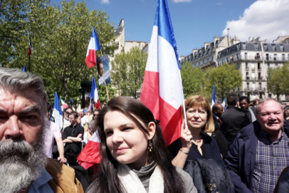 Conservative UMP party rally - Place du Trocadéro - Paris