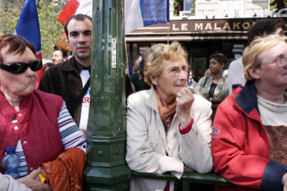 Conservative UMP party rally - Place du Trocadéro - Paris