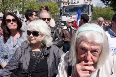 Conservative UMP party rally - Place du Trocadéro - Paris