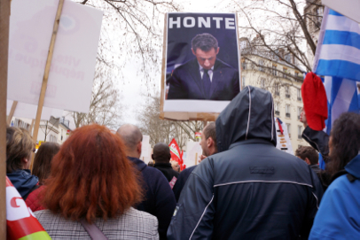 Left Front demonstration - From Place de la Nation to Bastille - Paris