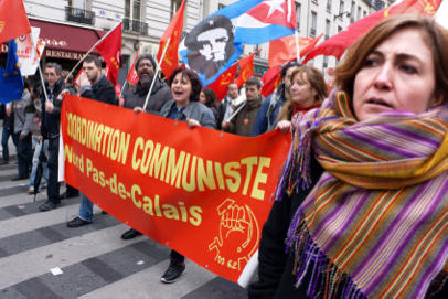 Left Front demonstration - From Place de la Nation to Bastille - Paris
