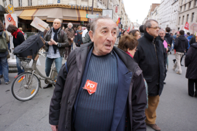 Left Front demonstration - From Place de la Nation to Bastille - Paris