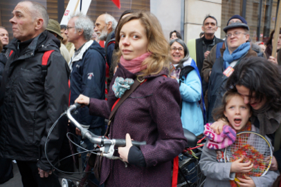 Left Front demonstration - From Place de la Nation to Bastille - Paris