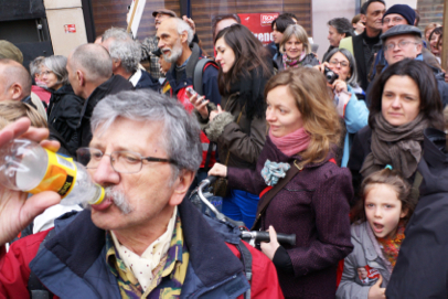 Left Front demonstration - From Place de la Nation to Bastille - Paris