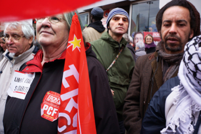Left Front demonstration - From Place de la Nation to Bastille - Paris