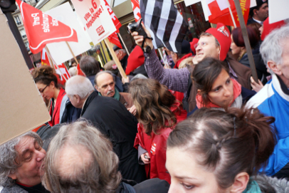 Left Front demonstration - From Place de la Nation to Bastille - Paris
