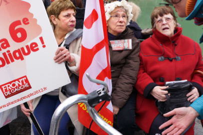 Left Front demonstration - From Place de la Nation to Bastille - Paris