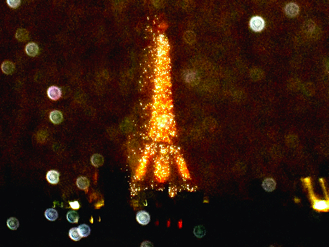 Eiffel Tower from Pompidou Center