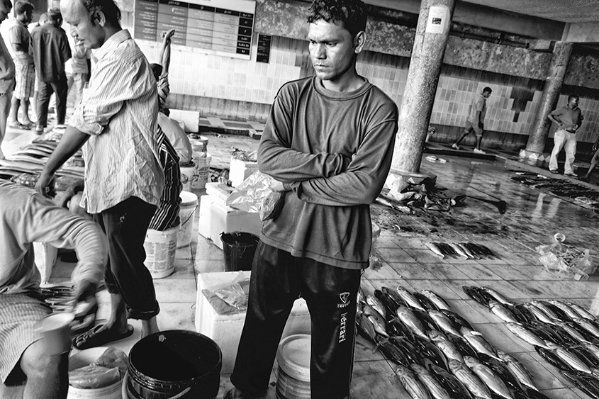 Male fish market
